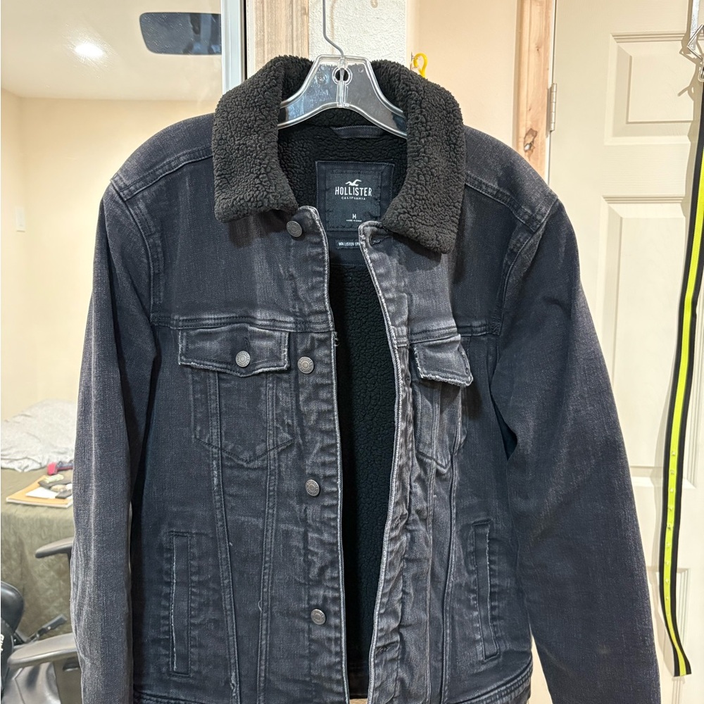 Hollister Black Lightweight Shirt Jacket